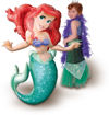 Picture of LITTLE MERMAID AIRWALKER FOIL BALLOON 96X134CM